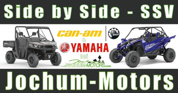 Side-by-Side-Fahrzeuge - SSV von Yamaha und Can-Am